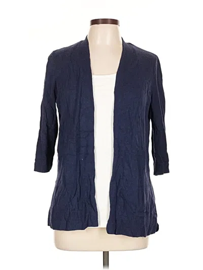 Pre-owned Essentials Cardigan Sweater In Blue