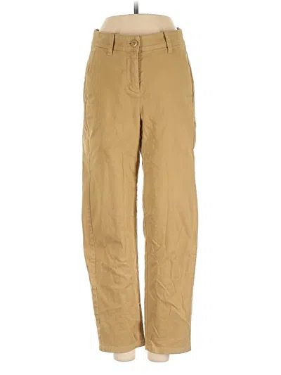 Pre-owned J.crew 365 Khaki Pant In Brown