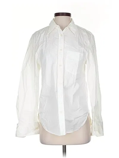 Pre-owned Stockholm Atelier & Other Stories Long Sleeve Button Down Shirt In White