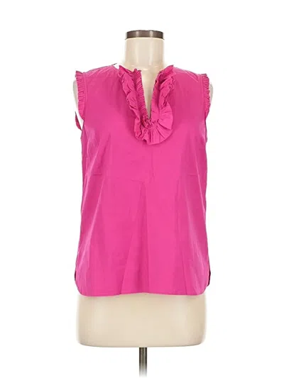 Pre-owned J.crew Factory Store Sleeveless Blouse In Pink