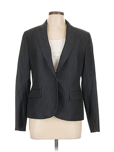 Pre-owned Anne Klein Blazer Jacket In Gray
