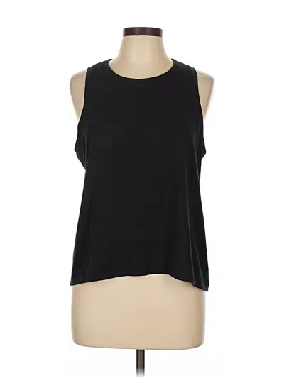 Pre-owned Athleta Sleeveless T-shirt In Black