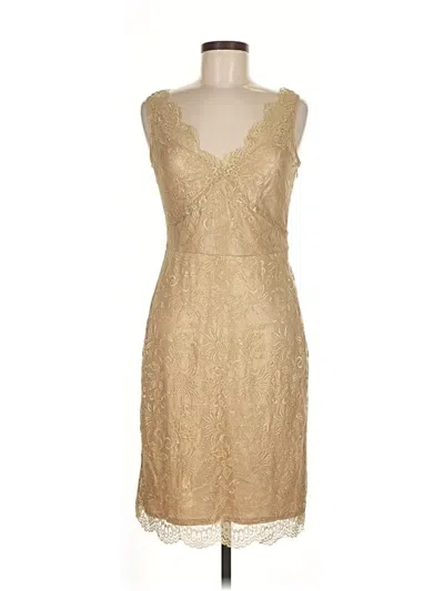 Pre-owned Bcbgmaxazria Cocktail Dress In Brown