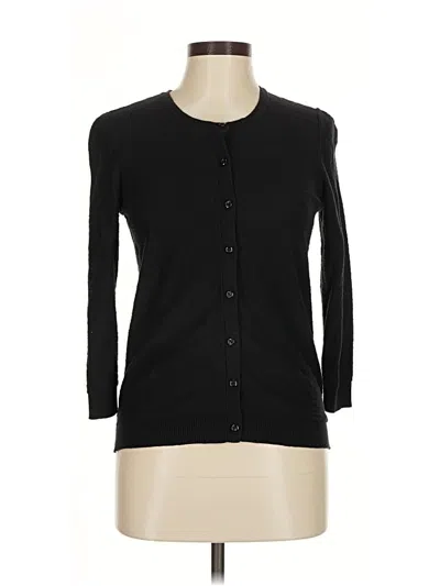 Pre-owned Ann Taylor Loft Outlet Cardigan Sweater In Black