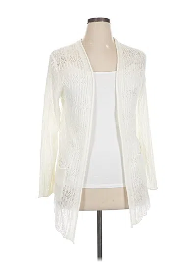 Democracy Cardigan Sweater In White