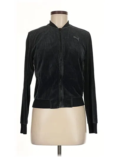 Pre-owned Puma Cardigan Sweater In Black