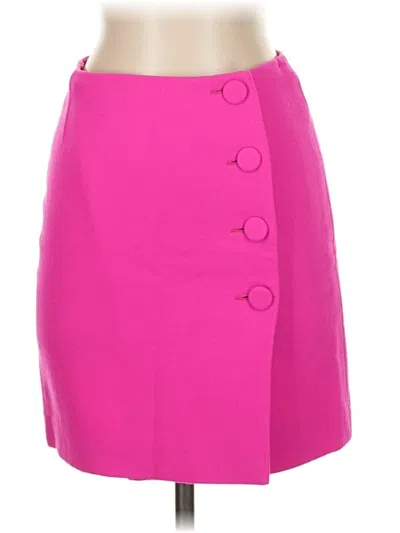 Pre-owned Agnès B. Wool Skirt In Pink
