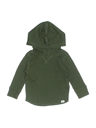 Pre-owned Baby Gap Babies' Pullover Hoodie In Green