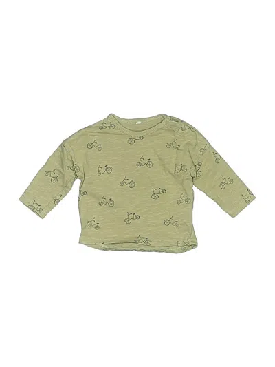 Pre-owned Rylee + Cru Babies' 3/4 Sleeve T-shirt In Green