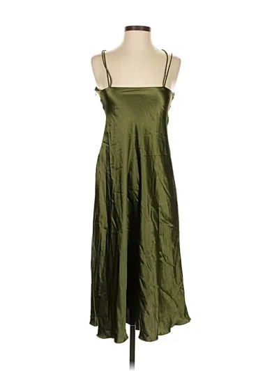 Pre-owned Assorted Brands Casual Dress In Green