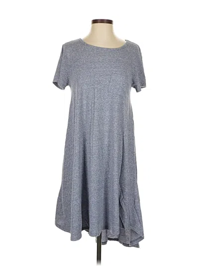 Pre-owned Lularoe Casual Dress In Gray