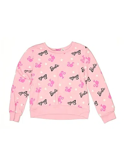 Pre-owned Barbie Kids' Sweatshirt In Pink