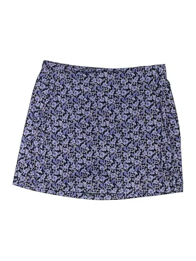 Pre-owned Jjill Skort In Blue