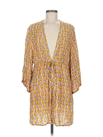 Pre-owned Natalie Martin Casual Dress In Yellow