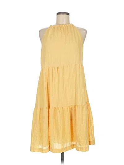 Pre-owned A New Day Casual Dress In Yellow