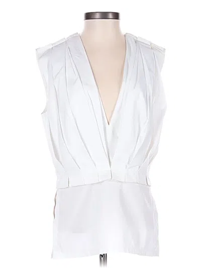 Pre-owned Marni Sleeveless Blouse In White