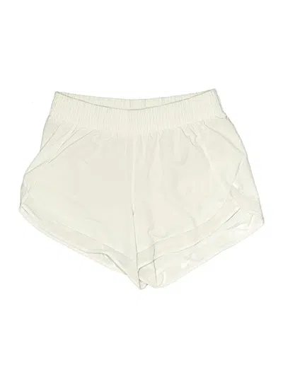 Pre-owned Athleta Athletic Shorts In White