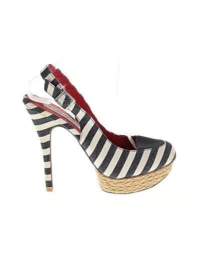 Pre-owned Naughty Monkey Heels In Blue