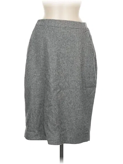 Pre-owned Uniqlo Casual Skirt In Gray
