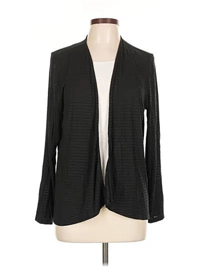 Pre-owned Jjill Cardigan Sweater In Black