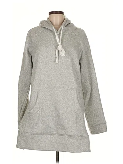 Pre-owned Assorted Brands Pullover Hoodie In Gray