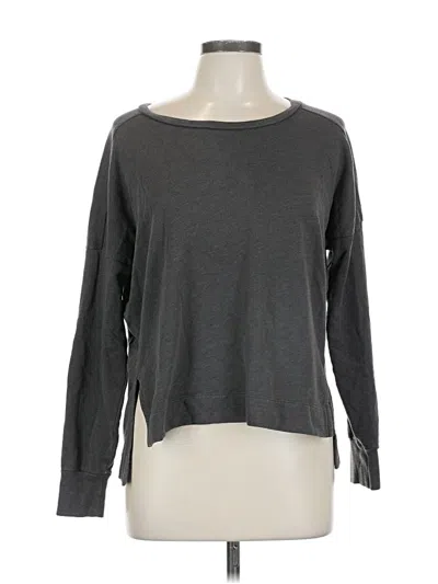 Pre-owned Madewell Pullover Sweater In Gray