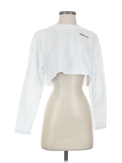 Pre-owned Women's Best Long Sleeve T-shirt In White
