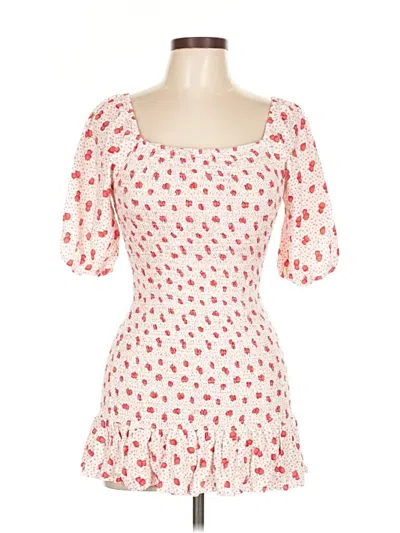 Pre-owned Jessica Simpson Casual Dress In White