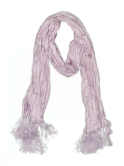 Pre-owned Banana Republic Silk Scarf In Purple