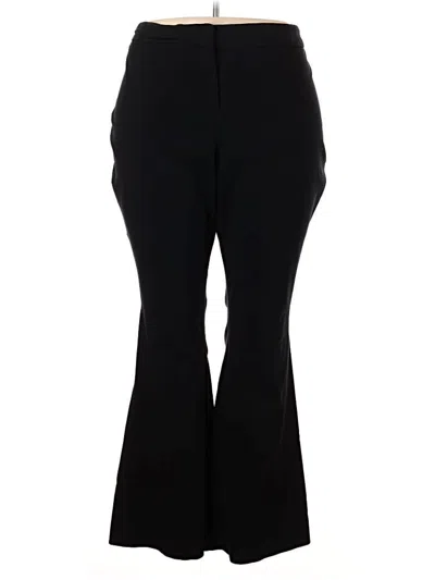 Pre-owned Lane Bryant Dress Pants In Black