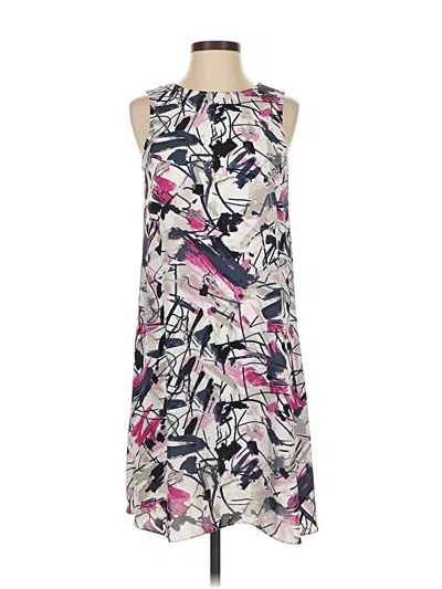 Pre-owned Nic + Zoe Casual Dress In Gray