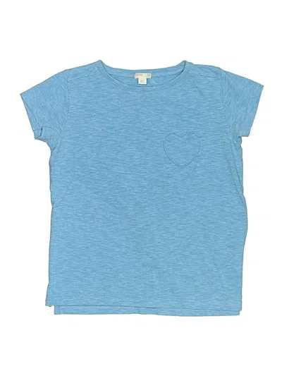 Pre-owned Crewcuts Kids' Short Sleeve T-shirt In Blue
