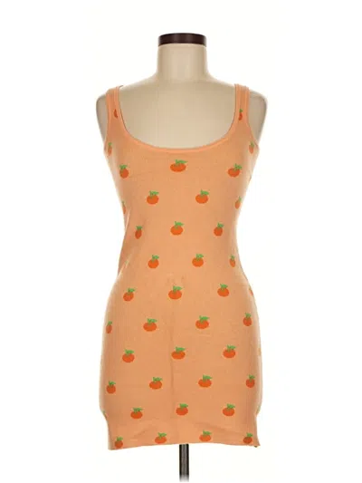 Pre-owned Just Polly Casual Dress In Orange