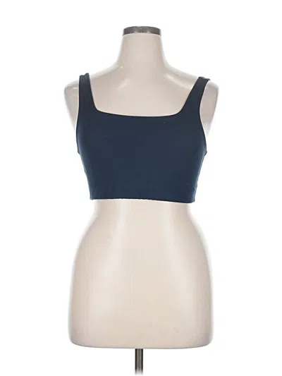 Pre-owned Girlfriend Collective Sports Bra In Blue