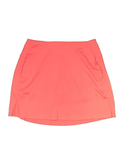 Pre-owned Nike Active Skort In Orange