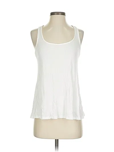 Pre-owned Left Coast By Dolan Tank Top White Halter Neckline Tops
