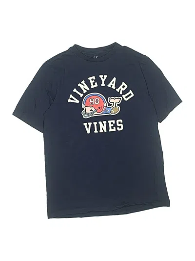 Pre-owned Vineyard Vines Kids' Short Sleeve T-shirt In Blue