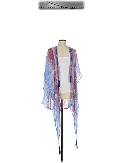 Pre-owned Michael Stars Cardigan Sweater In Blue