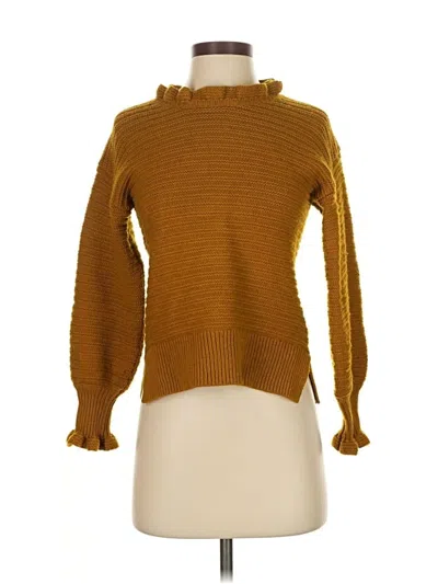 Pre-owned Madewell Pullover Sweater In Gold