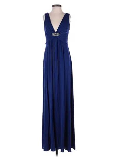 Pre-owned Bcbgmaxazria Cocktail Dress In Blue