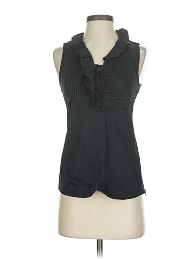 Pre-owned Banana Republic Sleeveless Blouse In Black