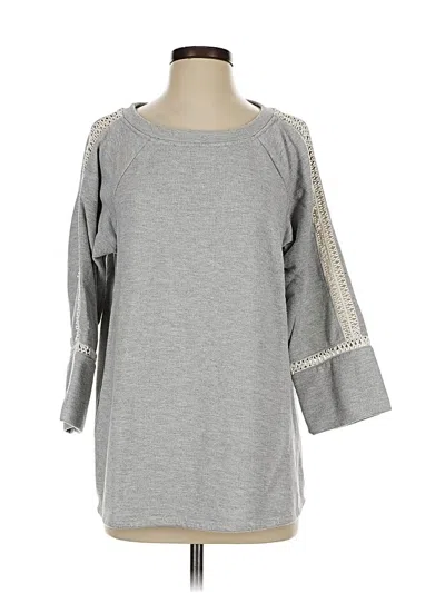 Pre-owned Caslon Sweatshirt In Gray