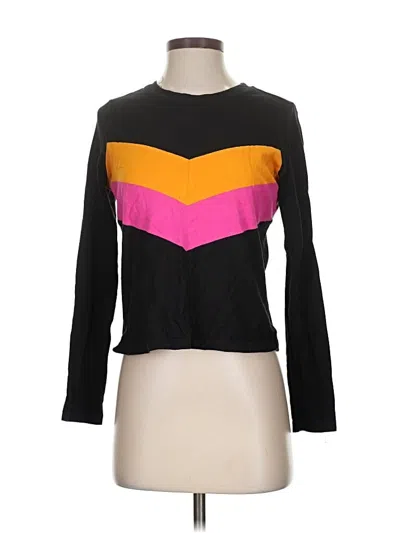 Pre-owned Marine Layer Long Sleeve T-shirt In Black