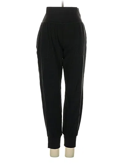 Pre-owned Athleta Track Pants In Black