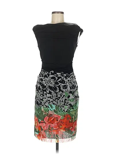 Pre-owned Kay Unger Cocktail Dress In Black