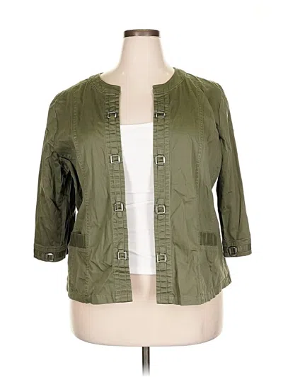Pre-owned Cj Banks Jacket In Green