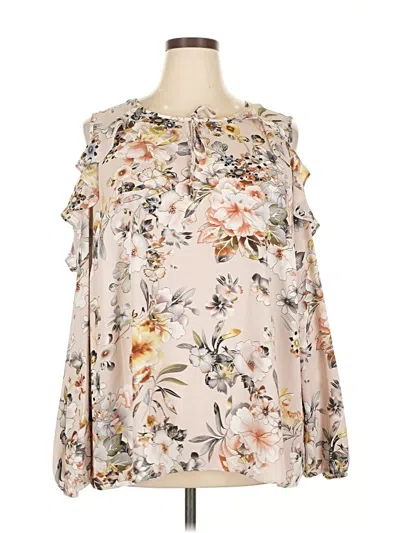 Pre-owned Eliane Rose Sleeveless Blouse In Brown