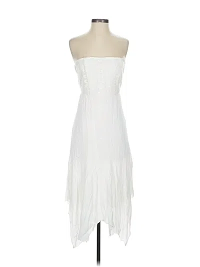 Pre-owned Altar'd State Cocktail Dress In White