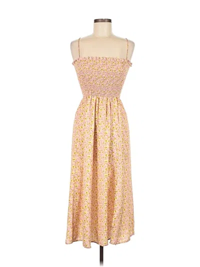 Pre-owned Resa Casual Dress In Yellow