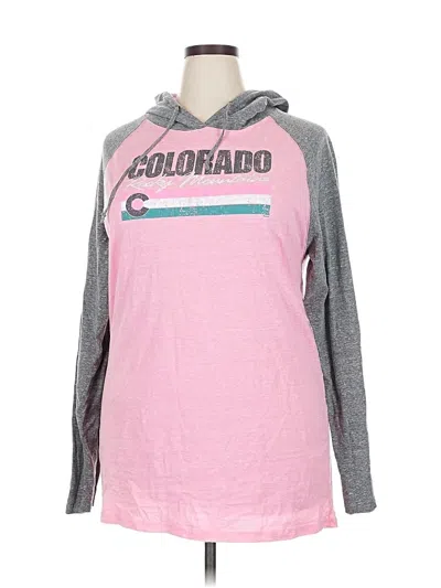 Pre-owned Bca By Rebecca Virtue Pullover Hoodie In Pink